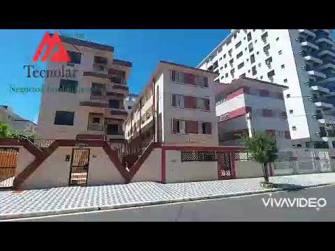 Apto 1 dorm mobiliado em Praia Grande na Vila Guilhermina.