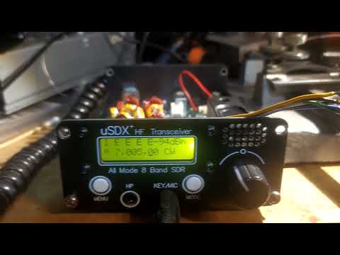 uSDX+ mod to show SWR , output power, PA efficiency etc