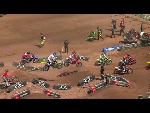 450SX Main Event Highlights - Round 17 Salt Lake City