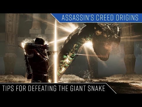 Assassin's Creed Origins Tips for defeating the Giant Snake