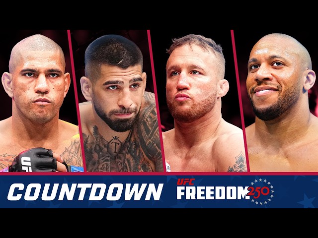 UFC Freedom 250 Countdown | Topuria vs Gaethje, Pereira vs Gane and the White House Card