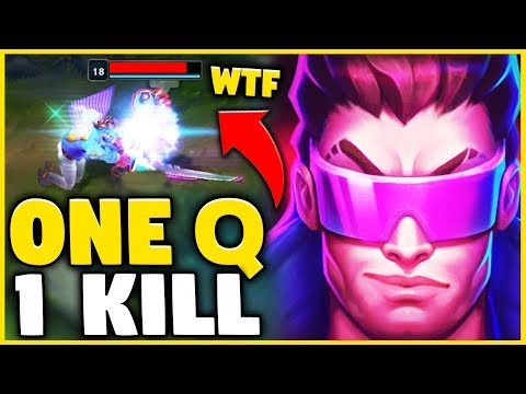 *ARCADE ONE-SHOTS* RIOTS GREATEST SKIN EVER (ONE Q ONE KILL) - League of Legends