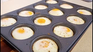 Handy Tip - How to Bake Eggs in the Oven. No Peeling!