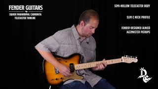 Video thumbnail for Test Drive | Squier Paranormal Cabronita Telecaster Thinline by Detroit Guitar
