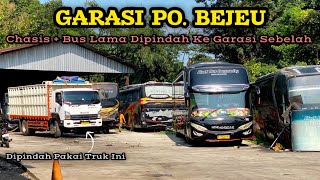 Download lagu Bersih - Bersih Garasi Po. Bejeu‼️Bus Legend Dipindah Garasi Di Dorong Pakai Truk😱 mp3