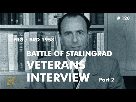 184 #Germany FRG BRD 1958 ▶ Stalingrad - Veterans Interview (2/2) Documentary 6. Armee Paulus