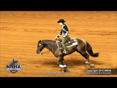Chic Dreamin ridden by Taylor A Zimmerman  - 2015 NRHA Futurity