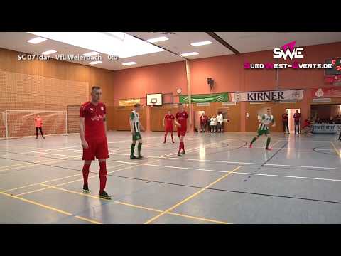 Hallenfußball 2019: Endrunde Gruppe A SC 07 Idar gegen VfL Weierbach