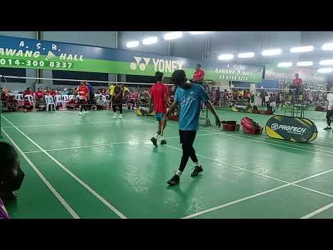 Badminton Final 12th Rawang Open Men's Double Open - Aidhil / Helmi Zulhaidie Vs Mervin / Firdaus