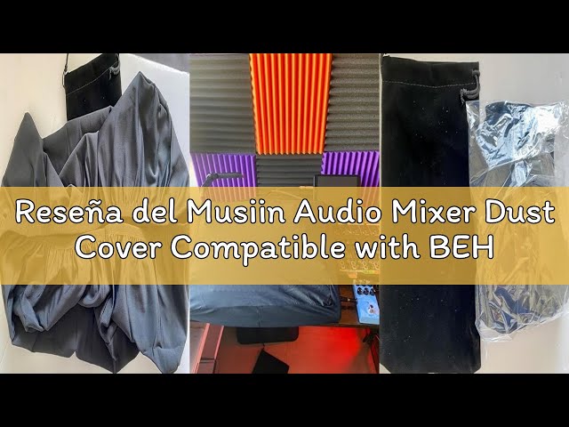 Vídeo relacionado con Musiin Audio Mixer Dust Cover Compatible with BEHRINGER X-Touch Chinlon Dust Cover - Precision Protection for Universal Home Studio Audio Mixer Midi Controller
