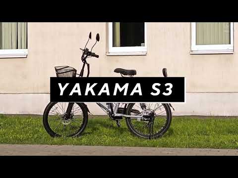 фото электровелосипед yakama s3 (синий, серый) 0