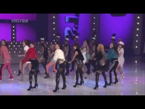 101230 Kara Secret 4minute f(x) After School Medley @ KBS Gayo Daejun 2010