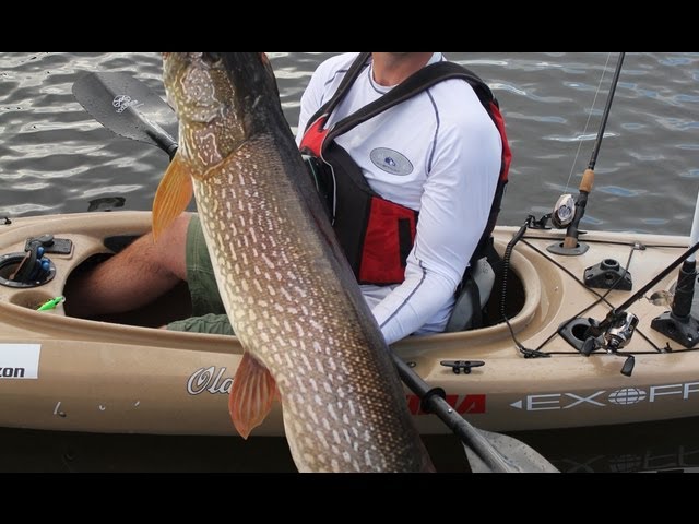 Huge Pike from Kayak