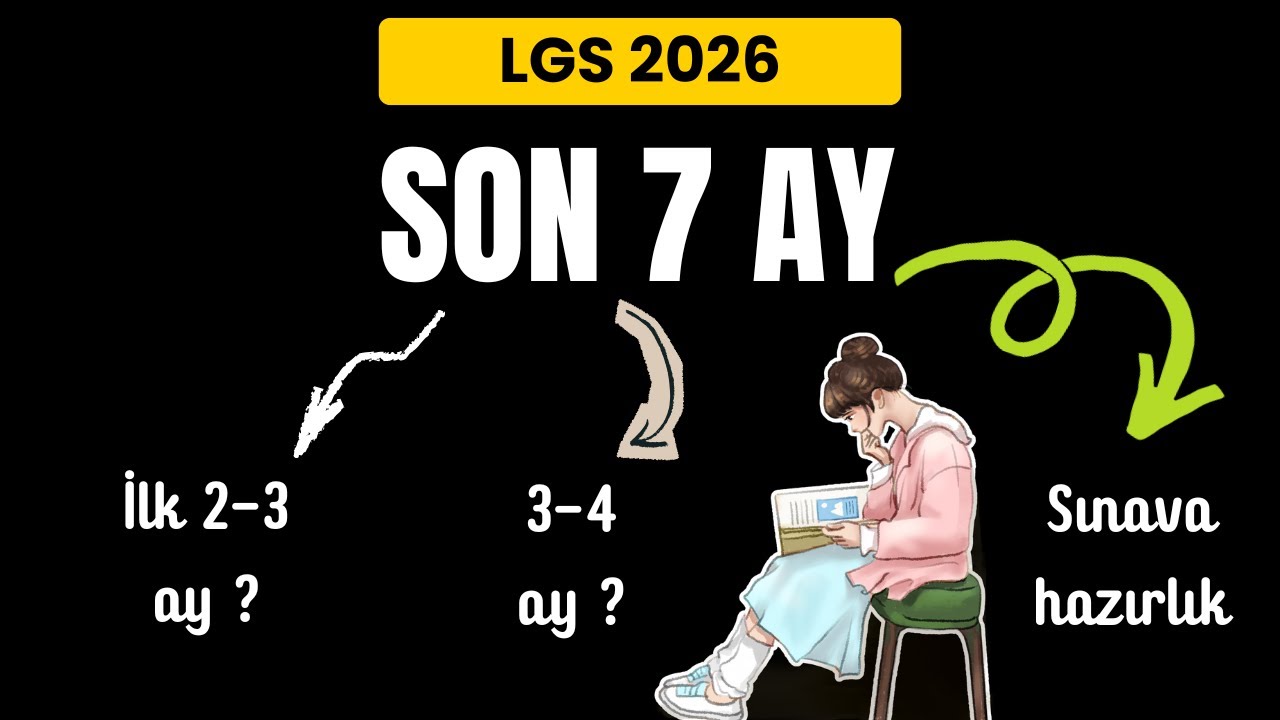 Sıfırdan Son 7 Ayda LGS Kazanmak 🎯 + 7 Ayda LGS Bitirme Programı /  LGS 2026