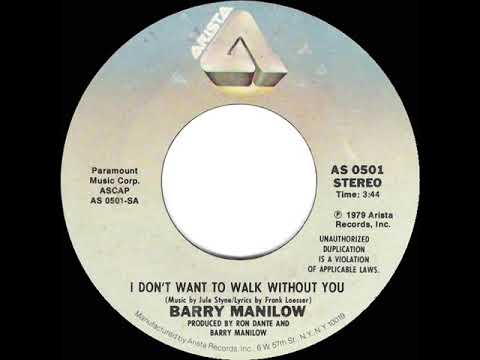 1980 HITS ARCHIVE: I Don’t Want To Walk Without You - Barry Manilow (stereo 45)