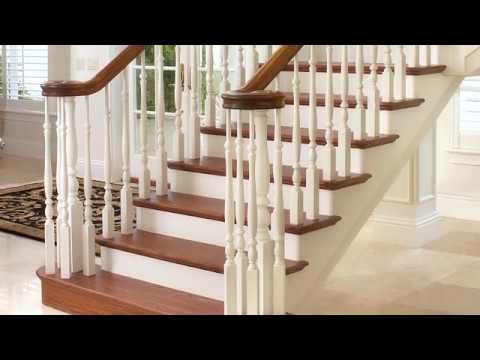 Pin Top Balusters on Open Tread Stair Installation