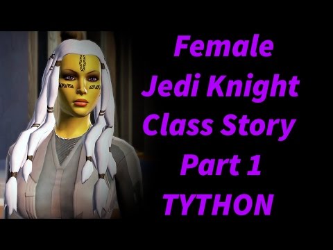SWTOR - Female Jedi Knight Storyline Part 1 (Prologue/Tython) Neutral, Both LS & DS