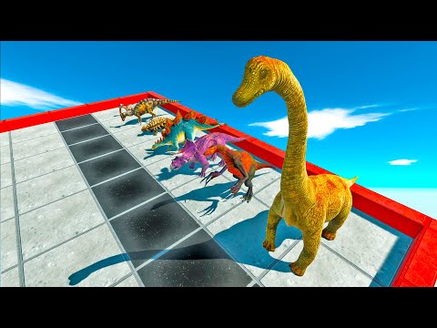 Dinosaurs Team Attack on Infernals Camp - Animal Revolt Battle Simulator