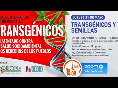 , title : 'Webinar Internacional: Transgénicos y semillas'