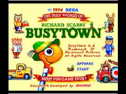 Richard Scarry's Busytown Megadrive