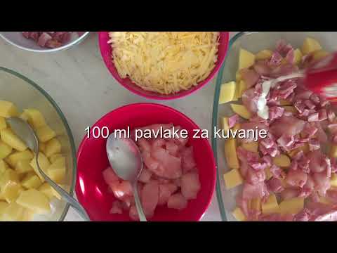 Piletina i krompir u pavlaci iz rerne