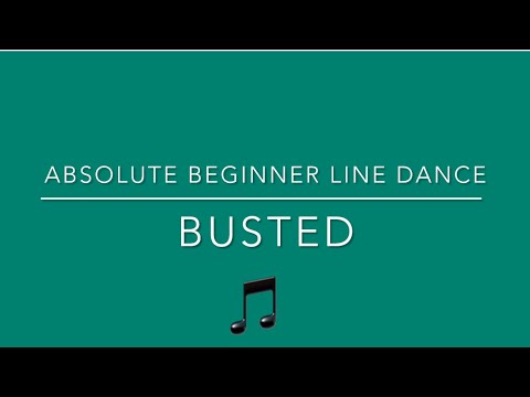 “Busted” a 32 ct. / 2 wall Absolute Beginner Line Dance to song “I Can’t Get Arrested in this Town”