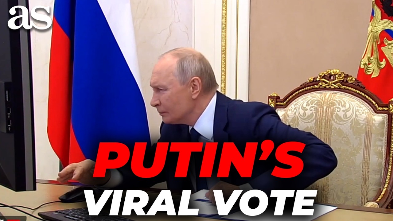 Putin VOTES ONLINE and SPARKS a MEME STORM: The VIRAL ELECTION MOMENT - YouTube