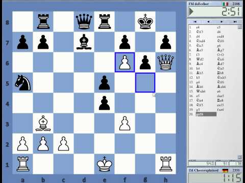 Blitz Chess #1577 with Live Comments Sicilian Dragon vs FM deEccher Stefano de Eccher