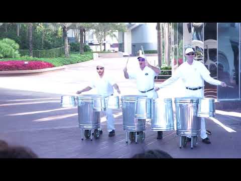 Jammitors Trash Can Drummers PreShow at Disney's Epcot