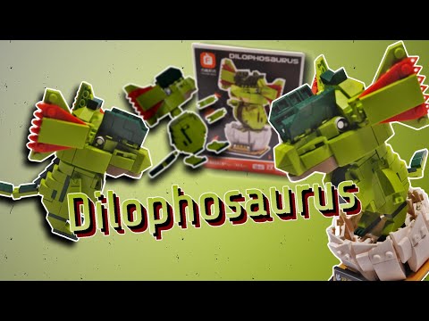 Baby Dilophosaurus Lego | Speed Buil 4K | X-Bricks