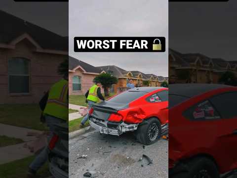 BUILT MUSTANG TOTALED🥲…CAR GUYS WORST FEAR😭