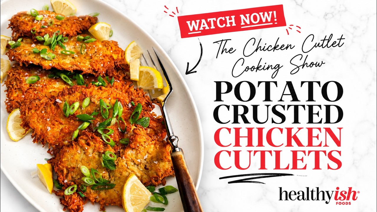 Potato Crusted Chicken Cutlets
