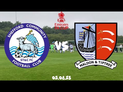 FA CUP ACTION, LATE GOALS, BIG TACKLES - Shefford Town & Campton vs Maldon & Tiptree highlights