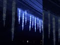 Twinkling LED Ice Crystal Icicles for Outside