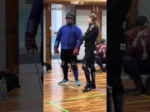 Miro Lahtela (Red) vs Mark Wilkie (Blue) Bronze Medal Sabre Match in London HEMA Open 2024