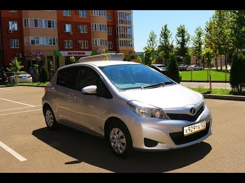 ОБЗОР и тест драйв TOYOTA Vitz 2013 года [ВАРИАТОР]. Плюсы и минусы