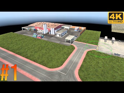 ETS2 TIMELAPSE 4K | Creating my own map | 1