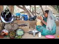 Gujarat Indian Village Dinner Cooking Baingan Bhartha Village Routine Life