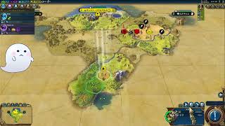 まったりCIV6神　負けたら終わり#2-1