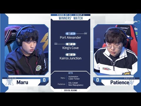 [2019 GSL S2] Ro.32 Group A Match3 Maru vs Patience