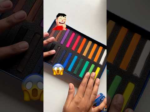 Soft oil pastel 😱 #shorts #youtubeshorts #shrutiprasadarts