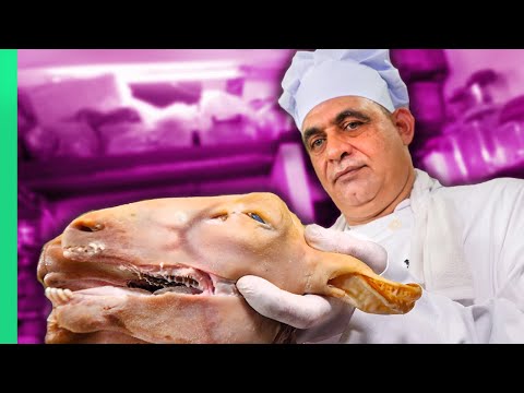 Extreme Syrian Food!!! Eating ONLY Animal Heads for 24 Hours!!