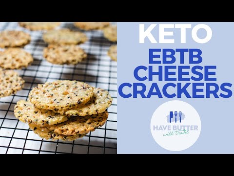 Keto Parmesan Crackers - EBTBS cheese crisps!