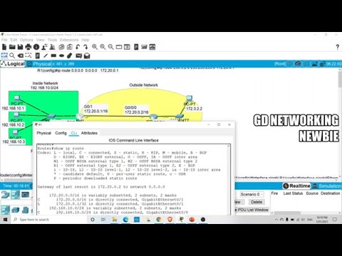 Configure Static NAT Network Address Translation using Packet Tracer