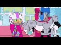 Teen Titans GO Kicking A Ball And Pretending To Be Hurt Clip 1