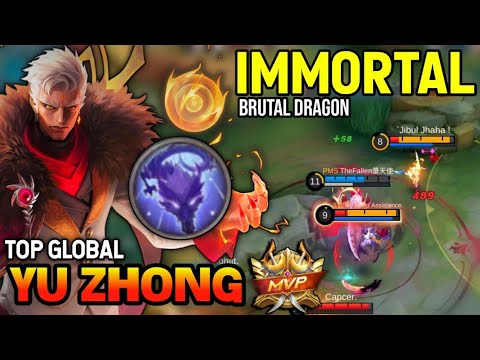YU ZHONG BEST BUILD 2022 | TOP GLOBAL YU ZHONG GAMEPLAY | MOBILE LEGENDS✓
