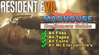 Resident Evil 7 Madhouse Full Game Walkthrough - All Collectibles Beginners Guide