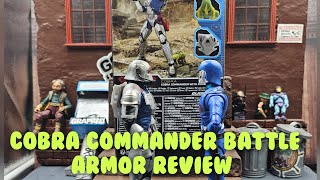 GIJOE CLASSIFIED COBRA COMMANDER WITH BATTLE ARMOR REVIEW #gijoeclassified #cobra #hasbro #toynews