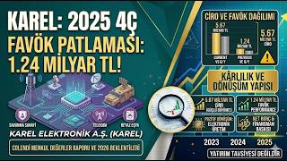 KAREL 2025 4. ÇEYREK: ZARARDAN KÂRA GEÇİŞ BAŞLADI MI?