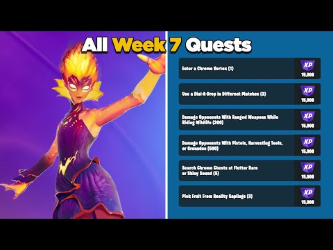 Fortnite All Week 7 Season Quests Guide - Chapter 3 Season 4